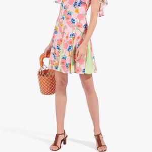 STAUD peach dress